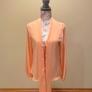 Orange blouse size Medium